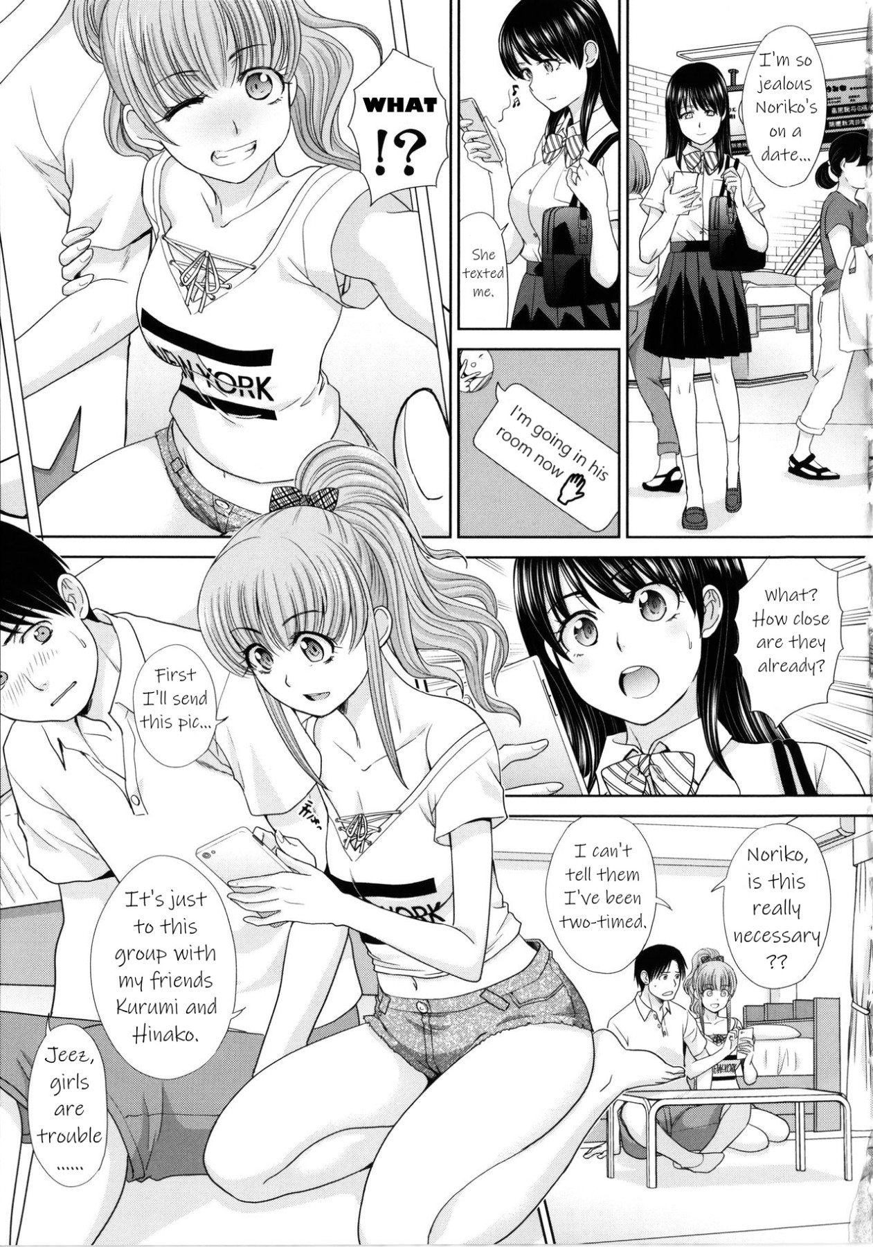 Hentai Manga Comic-I Had Sex With My Sister And Then I Had Sex With Her Friends-Chapter 1-8-5